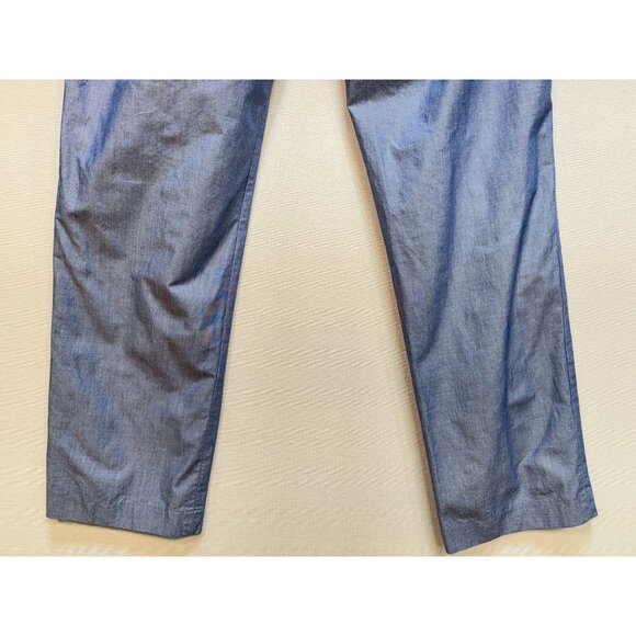 Express Photographer Men's Flat Front Dress Pants Size 34/32 Blue Lightweight - Picture 11 of 11